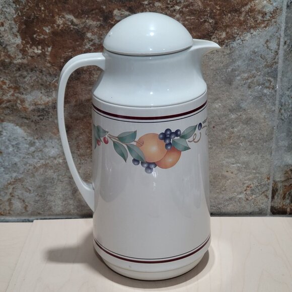 Corelle Abundance 1 QT L Thermal Server Coffee Carafe 1991 - Picture 3 of 13